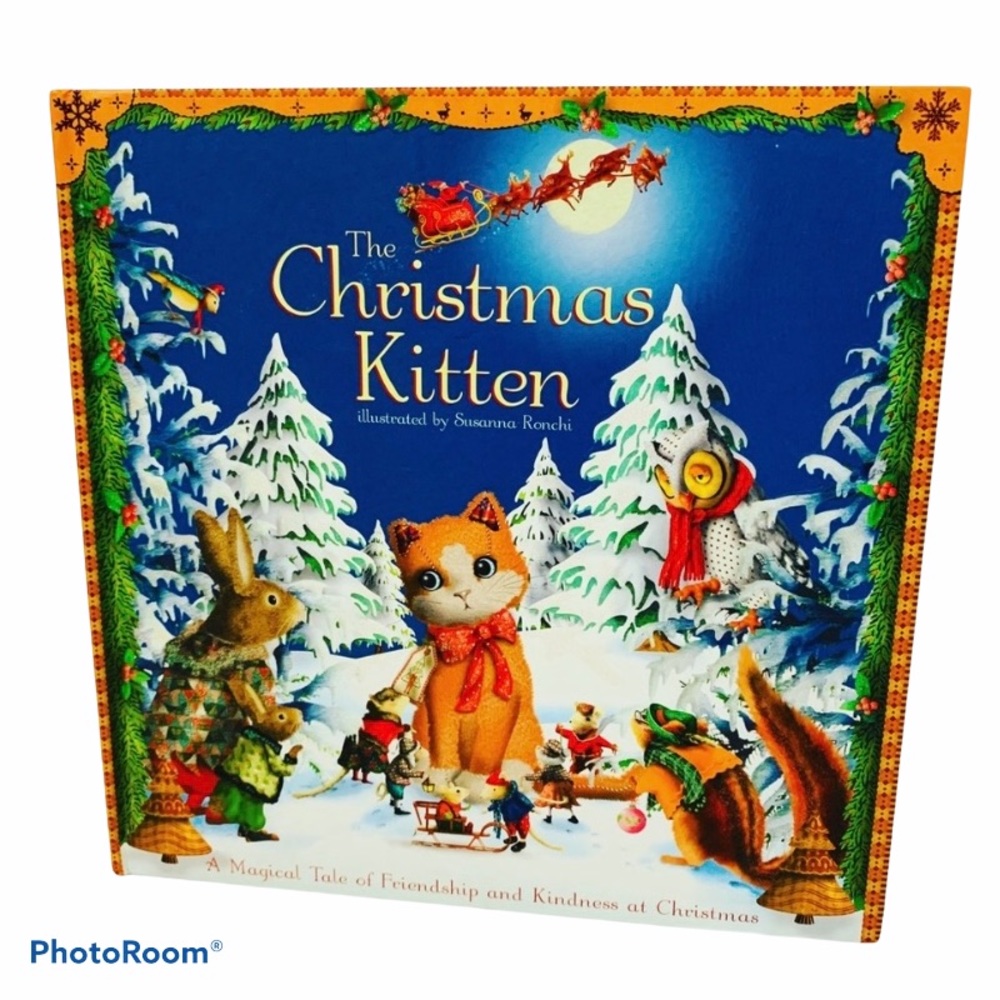 THE CHRISTMAS KITTEN FUN HARDBACK HOLIDAY BOOK